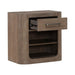 Liberty South Bend Open Nightstand w/ Charging Station in Burnished Clay - Furniture 4 Less (Jacksonville, NC)