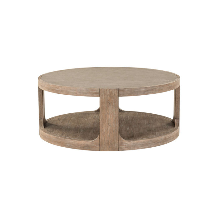 South Bend Round Cocktail Table - Furniture 4 Less (Jacksonville, NC)