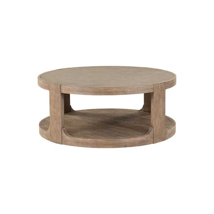 South Bend Round Cocktail Table - Furniture 4 Less (Jacksonville, NC)
