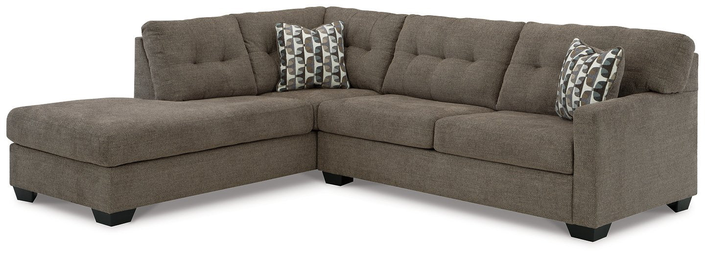 Mahoney 2-Piece Sectional with Chaise - Furniture 4 Less (Jacksonville, NC)