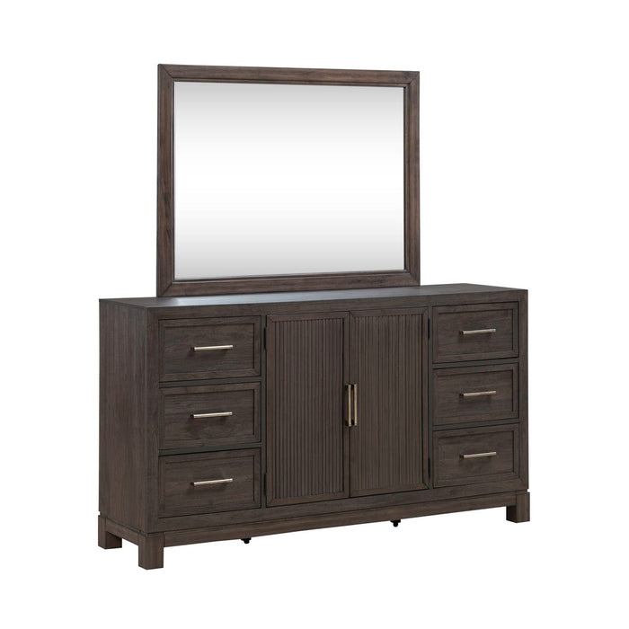 Modern Edge Dresser & Mirror - Furniture 4 Less (Jacksonville, NC)