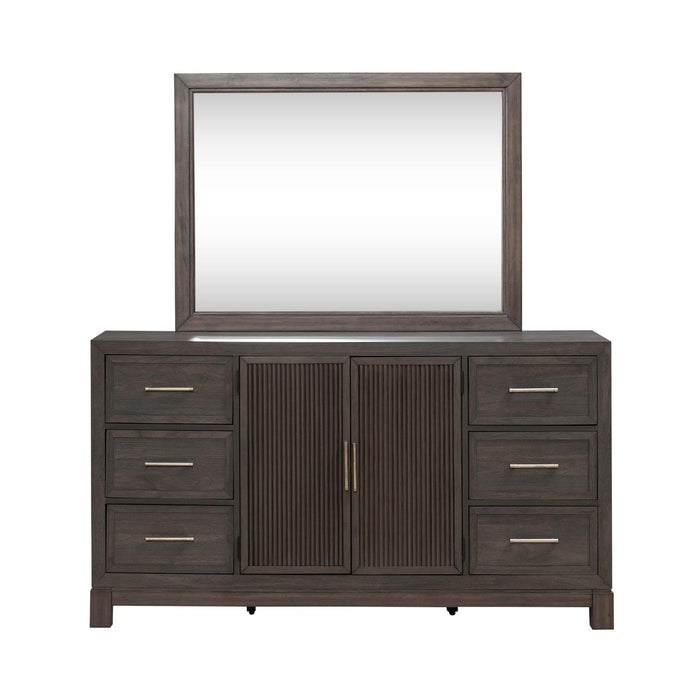 Modern Edge Dresser & Mirror - Furniture 4 Less (Jacksonville, NC)