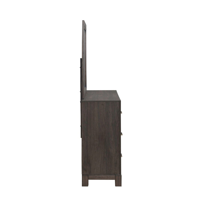 Modern Edge Dresser & Mirror - Furniture 4 Less (Jacksonville, NC)