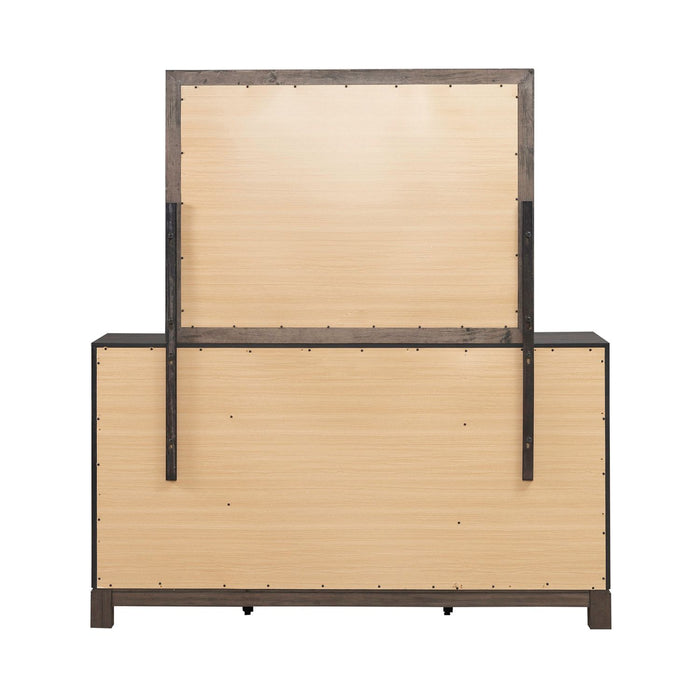 Modern Edge Dresser & Mirror - Furniture 4 Less (Jacksonville, NC)