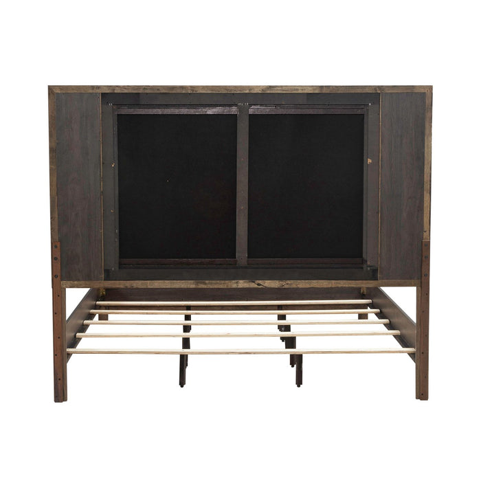 Modern Edge Queen Uph Bed - Furniture 4 Less (Jacksonville, NC)