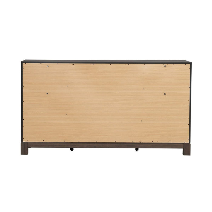 Liberty Furniture Modern Edge 2 Door 6 Drawer Dresser in Caffe - Furniture 4 Less (Jacksonville, NC)