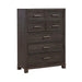 Liberty Furniture Modern Edge 5 Drawer Chest in Caffe - Furniture 4 Less (Jacksonville, NC)