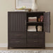 Modern Edge Dressing Chest in Caffe - Furniture 4 Less (Jacksonville, NC)