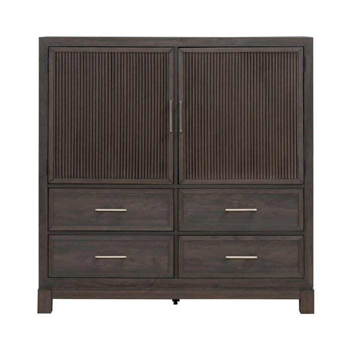 Modern Edge Dressing Chest in Caffe - Furniture 4 Less (Jacksonville, NC)