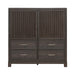 Modern Edge Dressing Chest in Caffe - Furniture 4 Less (Jacksonville, NC)