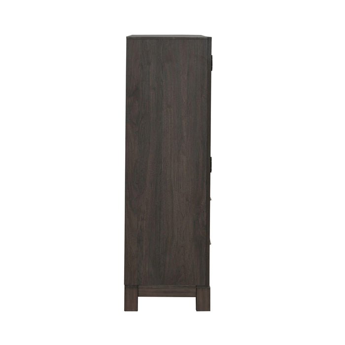 Modern Edge Dressing Chest in Caffe - Furniture 4 Less (Jacksonville, NC)