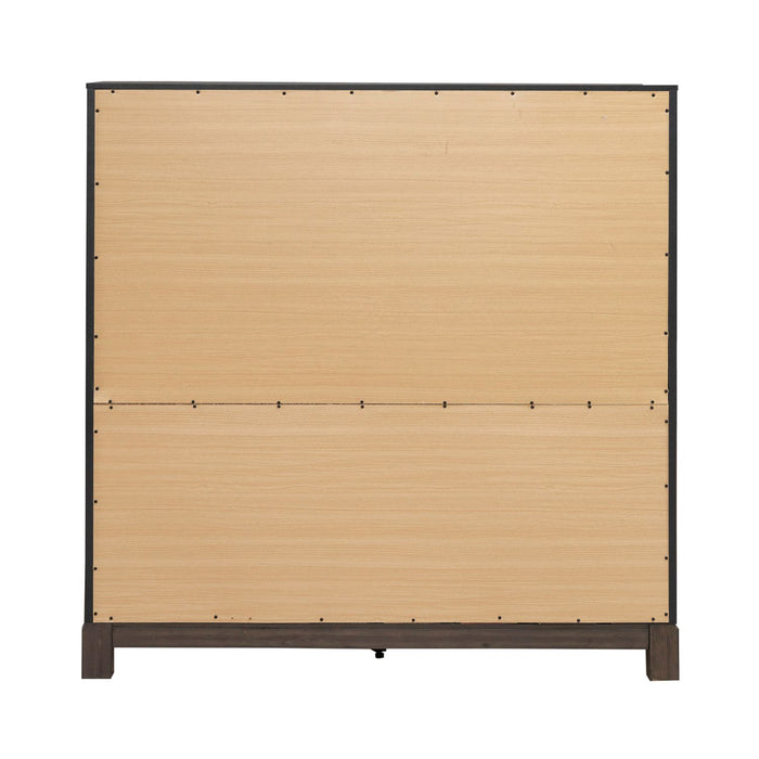 Modern Edge Dressing Chest in Caffe - Furniture 4 Less (Jacksonville, NC)