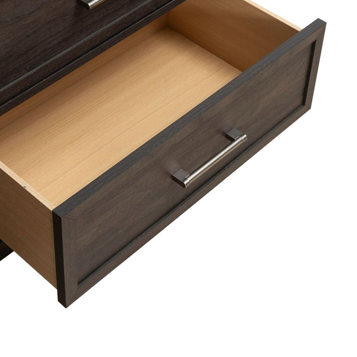 Liberty Furniture Modern Edge Dressing Chest in Caffe - Furniture 4 Less (Jacksonville, NC)