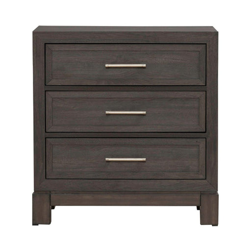 Liberty Furniture Modern Edge Nightstand w/ Charging Station in Caffe - Furniture 4 Less (Jacksonville, NC)