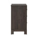 Modern Edge Nightstand w/ Charging Station in Caffe - Furniture 4 Less (Jacksonville, NC)
