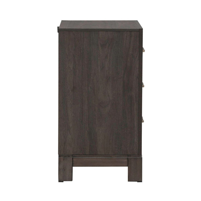 Liberty Furniture Modern Edge Nightstand w/ Charging Station in Caffe - Furniture 4 Less (Jacksonville, NC)