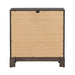 Modern Edge Nightstand w/ Charging Station in Caffe - Furniture 4 Less (Jacksonville, NC)