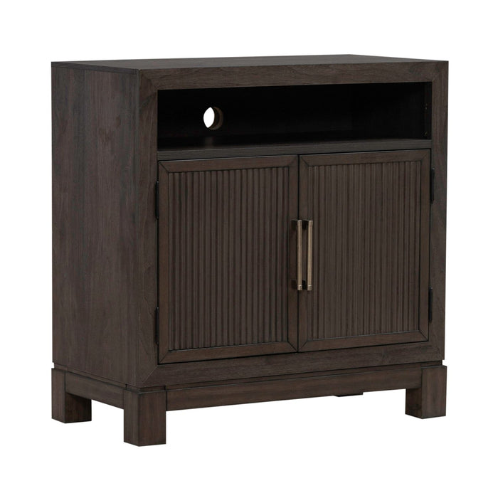 Modern Edge Bedside Chest w/ Charging Station - Furniture 4 Less (Jacksonville, NC)