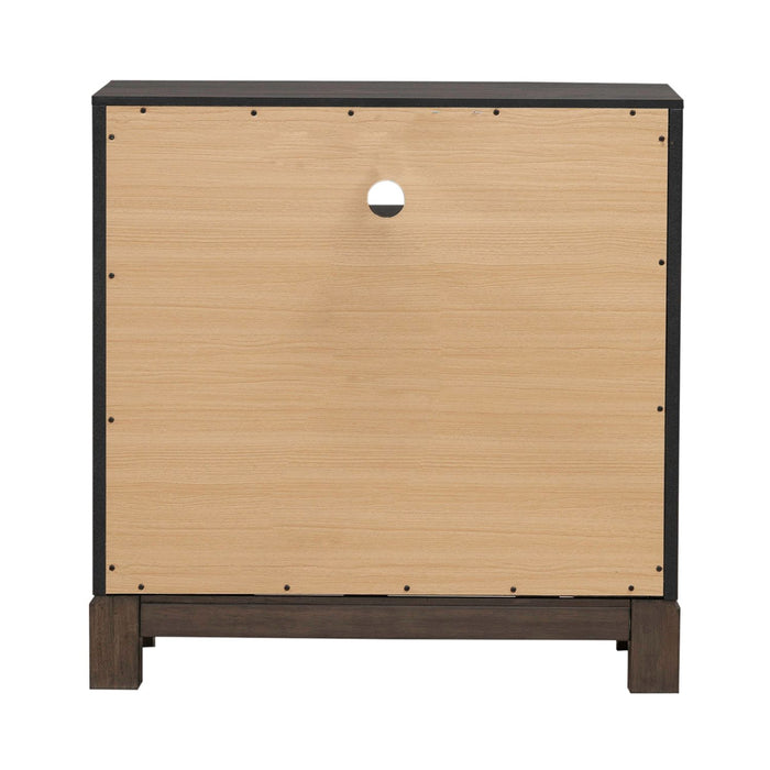 Modern Edge Bedside Chest w/ Charging Station - Furniture 4 Less (Jacksonville, NC)