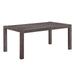 Modern Edge Rectangular Leg Table - Furniture 4 Less (Jacksonville, NC)