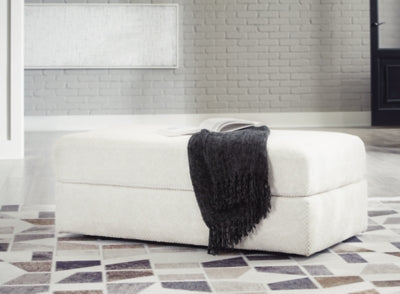 Karinne Oversized Accent Ottoman - Furniture 4 Less (Jacksonville, NC)