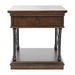 Tribeca End Table in Cordovian Brown - Furniture 4 Less (Jacksonville, NC)