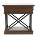 Tribeca Chairside Table in Cordovian Brown - Furniture 4 Less (Jacksonville, NC)