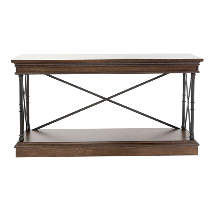 Tribeca Rectangular Sofa Table in Cordovian Brown - Furniture 4 Less (Jacksonville, NC)