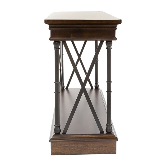 Tribeca Rectangular Sofa Table in Cordovian Brown - Furniture 4 Less (Jacksonville, NC)