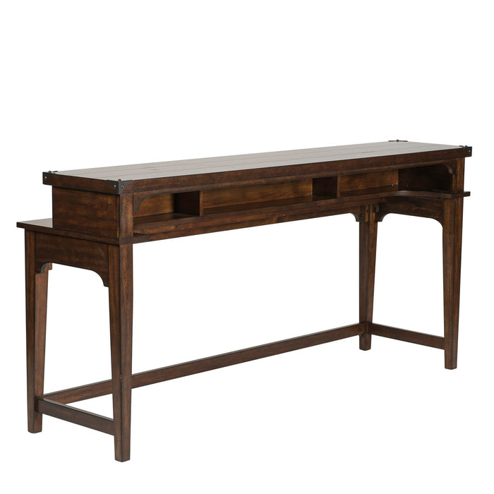 Aspen Skies 4 Piece Console Set (1-Console 3-Stools) - Furniture 4 Less (Jacksonville, NC)