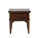 Aspen Skies End Table in Russet Brown - Furniture 4 Less (Jacksonville, NC)