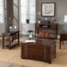 Aspen Skies End Table in Russet Brown - Furniture 4 Less (Jacksonville, NC)