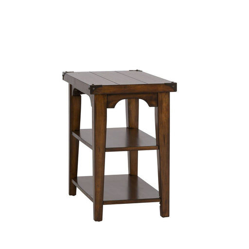 Liberty Aspen Skies Chair Side Table in Russet Brown - Furniture 4 Less (Jacksonville, NC)