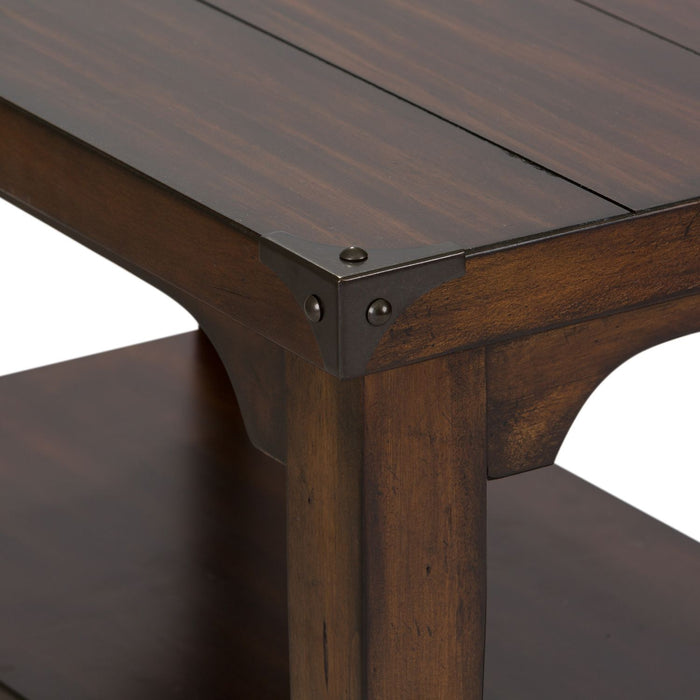 Aspen Skies Chair Side Table in Russet Brown - Furniture 4 Less (Jacksonville, NC)