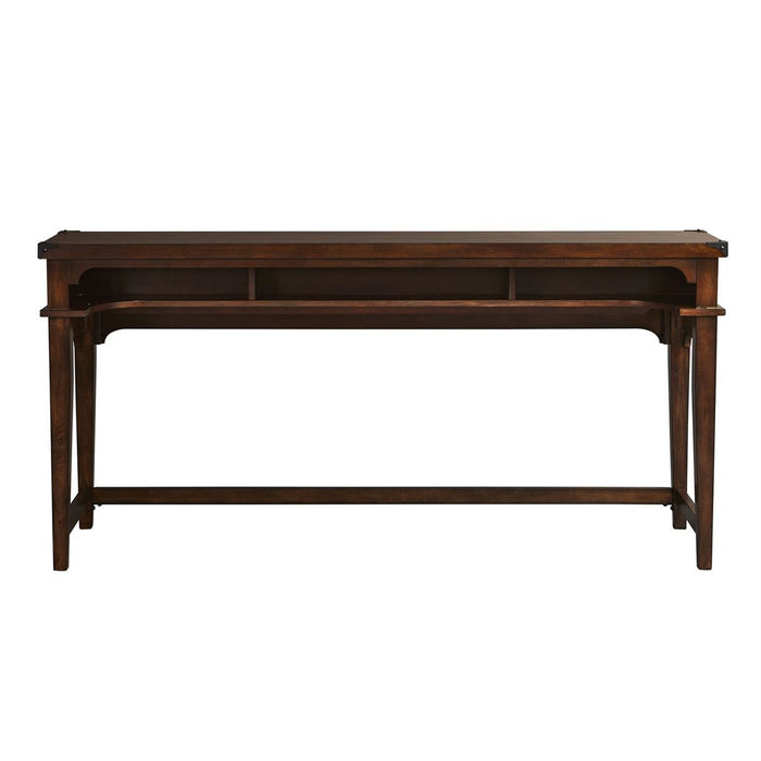 Liberty Aspen Skies Console Bar Table in Russet Brown - Furniture 4 Less (Jacksonville, NC)