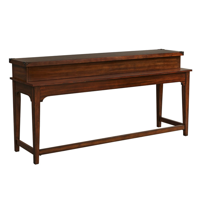 Aspen Skies Console Bar Table in Russet Brown - Furniture 4 Less (Jacksonville, NC)