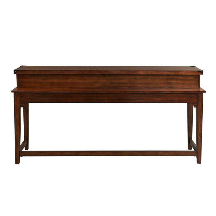 Aspen Skies Console Bar Table in Russet Brown - Furniture 4 Less (Jacksonville, NC)