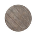 Sedona Round End Table in Heavy Distressed White - Furniture 4 Less (Jacksonville, NC)