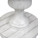 Sedona Round End Table in Heavy Distressed White - Furniture 4 Less (Jacksonville, NC)