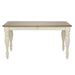 Cumberland Creek Rectangular Leg Table in Nutmeg/White - Furniture 4 Less (Jacksonville, NC)