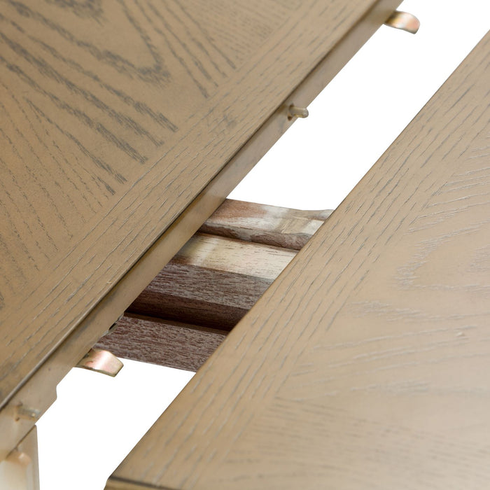 Cumberland Creek Rectangular Leg Table in Nutmeg/White - Furniture 4 Less (Jacksonville, NC)