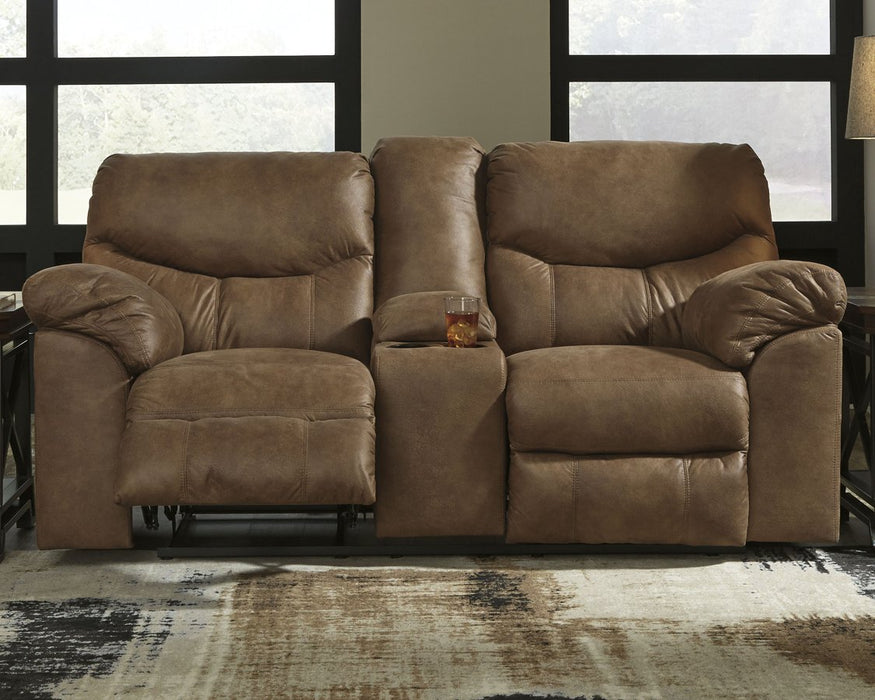 Boxberg Reclining Loveseat with Console - Furniture 4 Less (Jacksonville, NC)