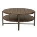 Breckinridge Round Cocktail Table in Mahogany - Furniture 4 Less (Jacksonville, NC)