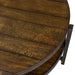 Breckinridge Round Cocktail Table in Mahogany - Furniture 4 Less (Jacksonville, NC)