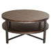 Liberty Breckinridge Round Cocktail Table in Mahogany - Furniture 4 Less (Jacksonville, NC)