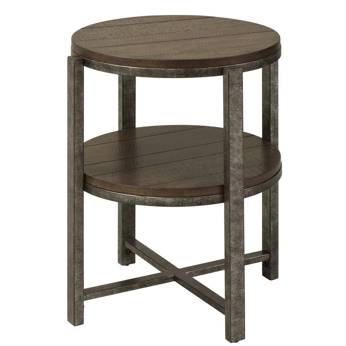 Liberty Breckinridge Round End Table in Mahogany - Furniture 4 Less (Jacksonville, NC)