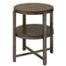 Liberty Breckinridge Round End Table in Mahogany - Furniture 4 Less (Jacksonville, NC)