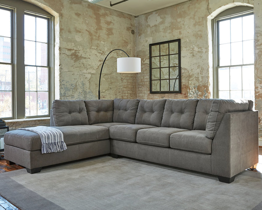 Pitkin 2-Piece Sectional with Chaise - Furniture 4 Less (Jacksonville, NC)