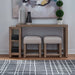 Corso Alternate 3 Piece Set  Table with stools Power Buy - Furniture 4 Less (Jacksonville, NC)