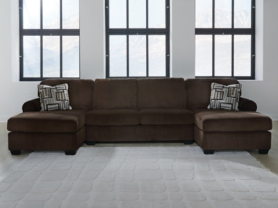 Kimlee Sectional with Double Chaise - Furniture 4 Less (Jacksonville, NC)